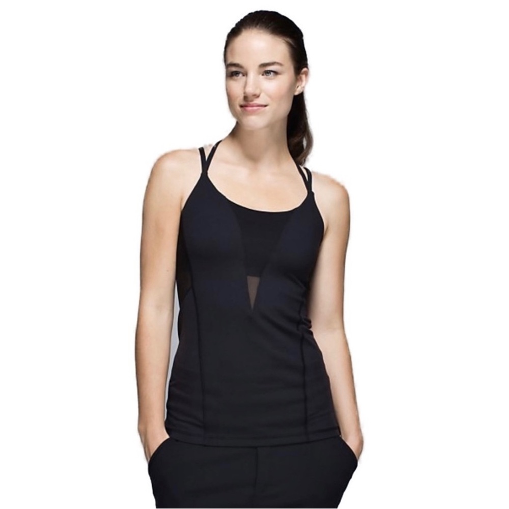 NEW LULULEMON BLACK TANK TOP